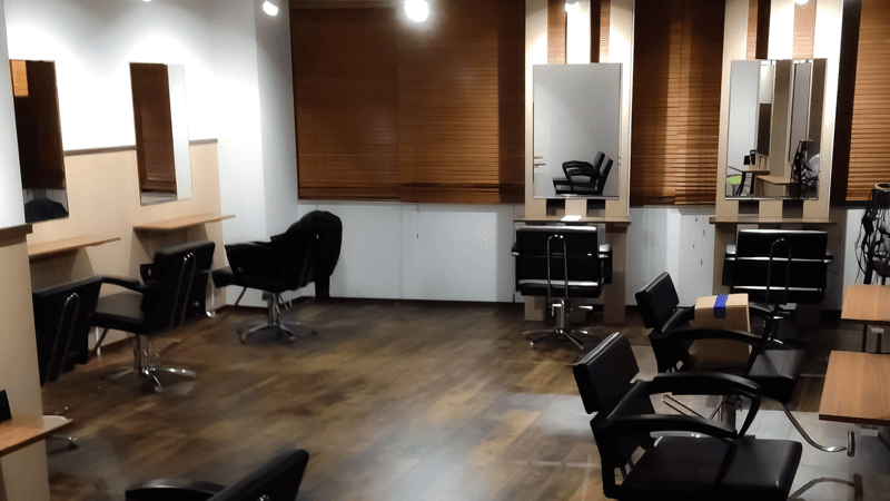 美容室の店舗内装