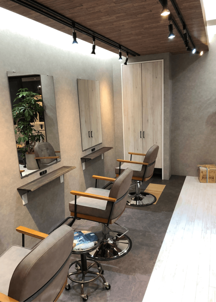 美容室改修後