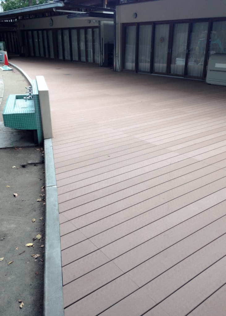 幼稚園園庭改修後